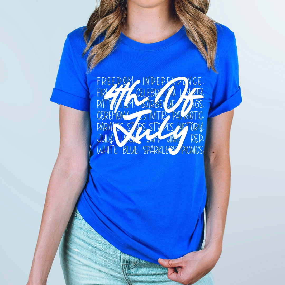 4th Of July Word Collage Graphic Tee-Gabreila Wholesale-[option4]-[option5]-[option6]-[option7]-[option8]-Shop-Boutique-Clothing-for-Women-Online