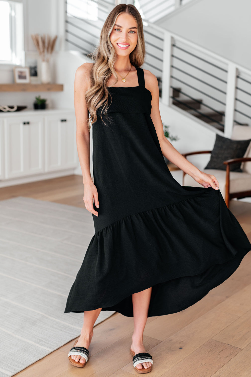 Nightlife Tie Back Maxi Dress-Dresses-Ave Shops-[option4]-[option5]-[option6]-[option7]-[option8]-Shop-Boutique-Clothing-for-Women-Online