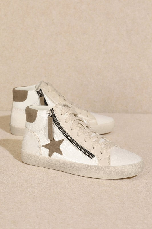 Star, High Top, Sneakers-Let's See Style-[option4]-[option5]-[option6]-[option7]-[option8]-Shop-Boutique-Clothing-for-Women-Online