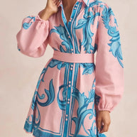 Printed Long Sleeve Shirt Dress-Dresses-Trendsi-[option4]-[option5]-[option6]-[option7]-[option8]-Shop-Boutique-Clothing-for-Women-Online