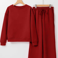 Textured Top and Pants Set-JUNIPER BLVD-[option4]-[option5]-[option6]-[option7]-[option8]-Shop-Boutique-Clothing-for-Women-Online