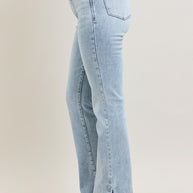 Judy Blue Tummy Control Vintage Wash Side Slit Slim Boot Jeans-Trendsi-[option4]-[option5]-[option6]-[option7]-[option8]-Shop-Boutique-Clothing-for-Women-Online