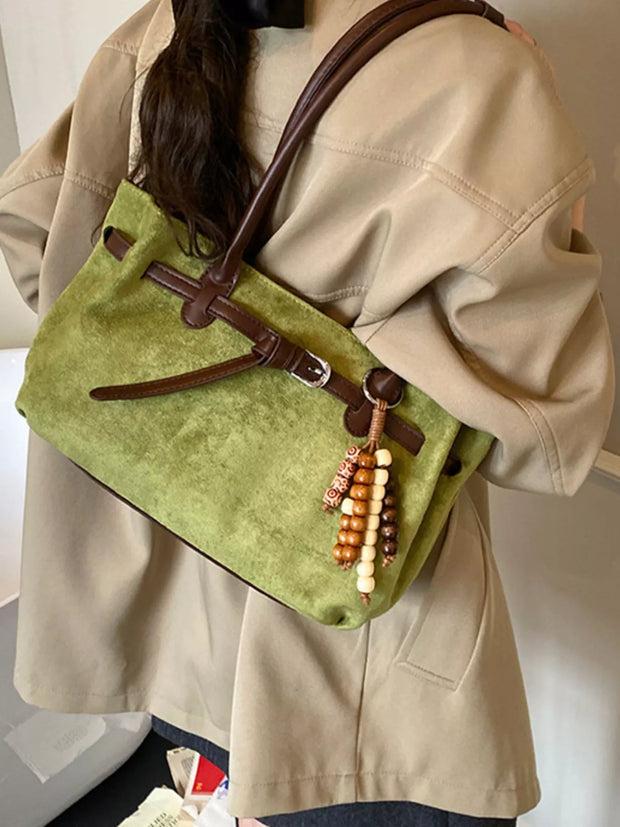 Vintage Suede Tote Bag-hand bag-Trendsi-[option4]-[option5]-[option6]-[option7]-[option8]-Shop-Boutique-Clothing-for-Women-Online