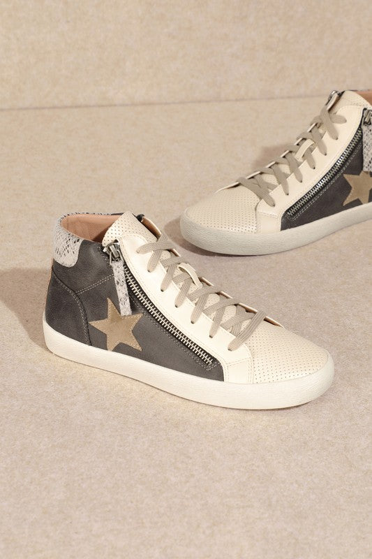 Star, High Top, Sneakers-Let's See Style-[option4]-[option5]-[option6]-[option7]-[option8]-Shop-Boutique-Clothing-for-Women-Online