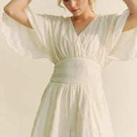 Davi & Dani Batwing Sleeve Waist Belt Romper-Jumpsuits & Rompers-Trendsi-[option4]-[option5]-[option6]-[option7]-[option8]-Shop-Boutique-Clothing-for-Women-Online