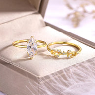 2 Piece 2 Carat Moissanite 925 Sterling Silver Zircon Ring-ring-Trendsi-[option4]-[option5]-[option6]-[option7]-[option8]-Shop-Boutique-Clothing-for-Women-Online