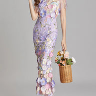 Floral Embroidered Mesh Overlay Maxi Dress-Dresses-Trendsi-[option4]-[option5]-[option6]-[option7]-[option8]-Shop-Boutique-Clothing-for-Women-Online