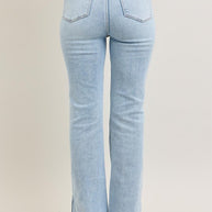 Judy Blue Tummy Control Vintage Wash Side Slit Slim Boot Jeans-Trendsi-[option4]-[option5]-[option6]-[option7]-[option8]-Shop-Boutique-Clothing-for-Women-Online