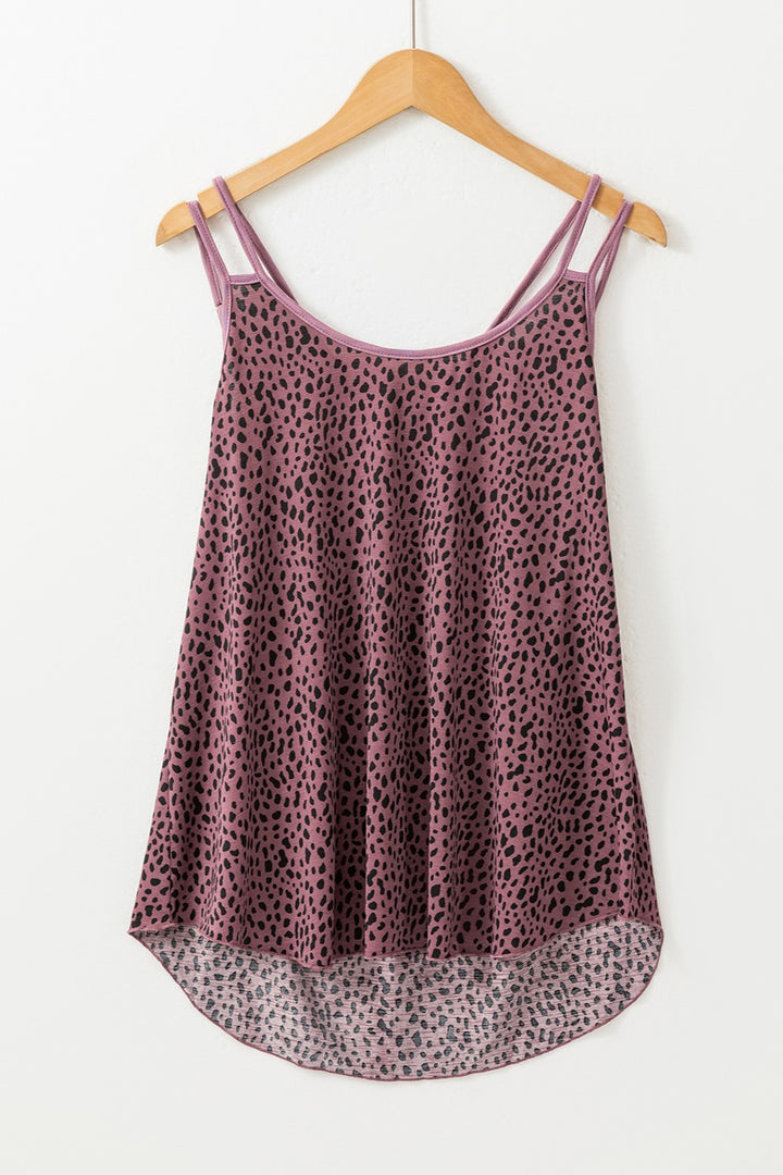 Printed Round Neck Cami-Trendsi-[option4]-[option5]-[option6]-[option7]-[option8]-Shop-Boutique-Clothing-for-Women-Online