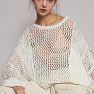 POL Openwork Long Sleeve Knit Cover Up-Cover Ups-Trendsi-[option4]-[option5]-[option6]-[option7]-[option8]-Shop-Boutique-Clothing-for-Women-Online