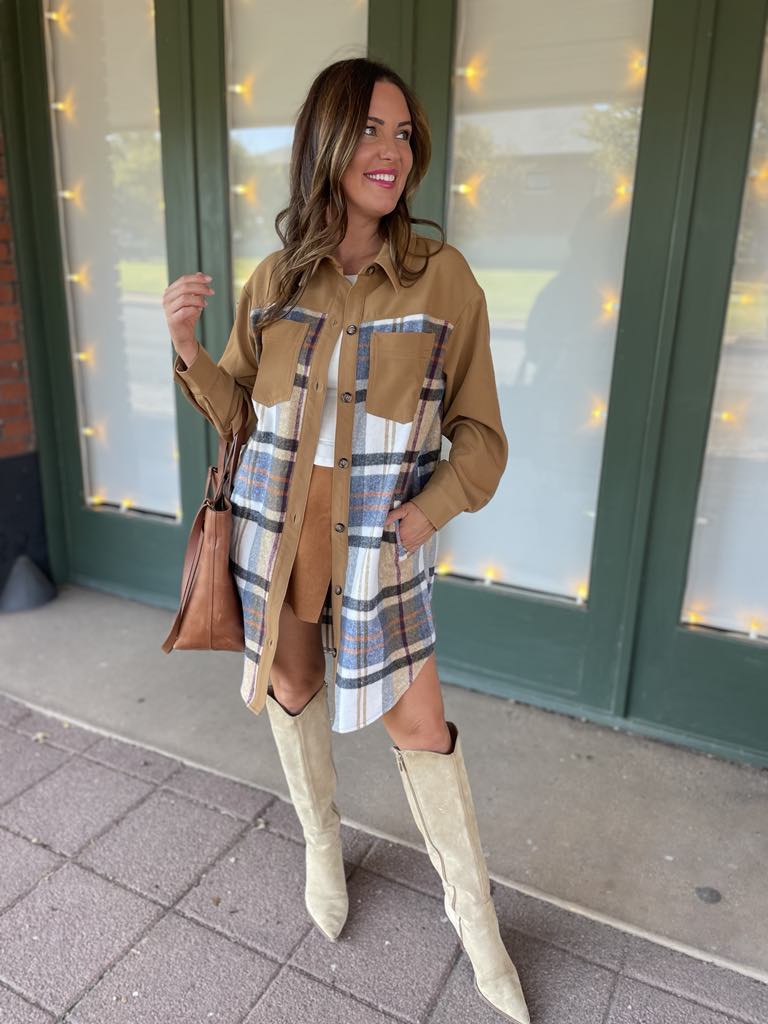 Durham Plaid Jacket in Two Colors-Womens-Ave Shops-[option4]-[option5]-[option6]-[option7]-[option8]-Shop-Boutique-Clothing-for-Women-Online