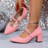 Point Toe Block Heels Pumps-heels-Trendsi-[option4]-[option5]-[option6]-[option7]-[option8]-Shop-Boutique-Clothing-for-Women-Online