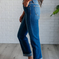 Judy Blue Campbell High Rise Center Seam Detail Straight Jeans-Womens-Ave Shops-[option4]-[option5]-[option6]-[option7]-[option8]-Shop-Boutique-Clothing-for-Women-Online