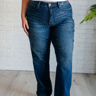 Judy Blue Muriel Mid Rise Control Top Classic Straight Jeans-Womens-Ave Shops-[option4]-[option5]-[option6]-[option7]-[option8]-Shop-Boutique-Clothing-for-Women-Online