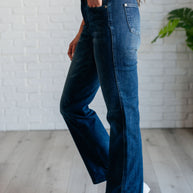 Judy Blue Muriel Mid Rise Control Top Classic Straight Jeans-Womens-Ave Shops-[option4]-[option5]-[option6]-[option7]-[option8]-Shop-Boutique-Clothing-for-Women-Online