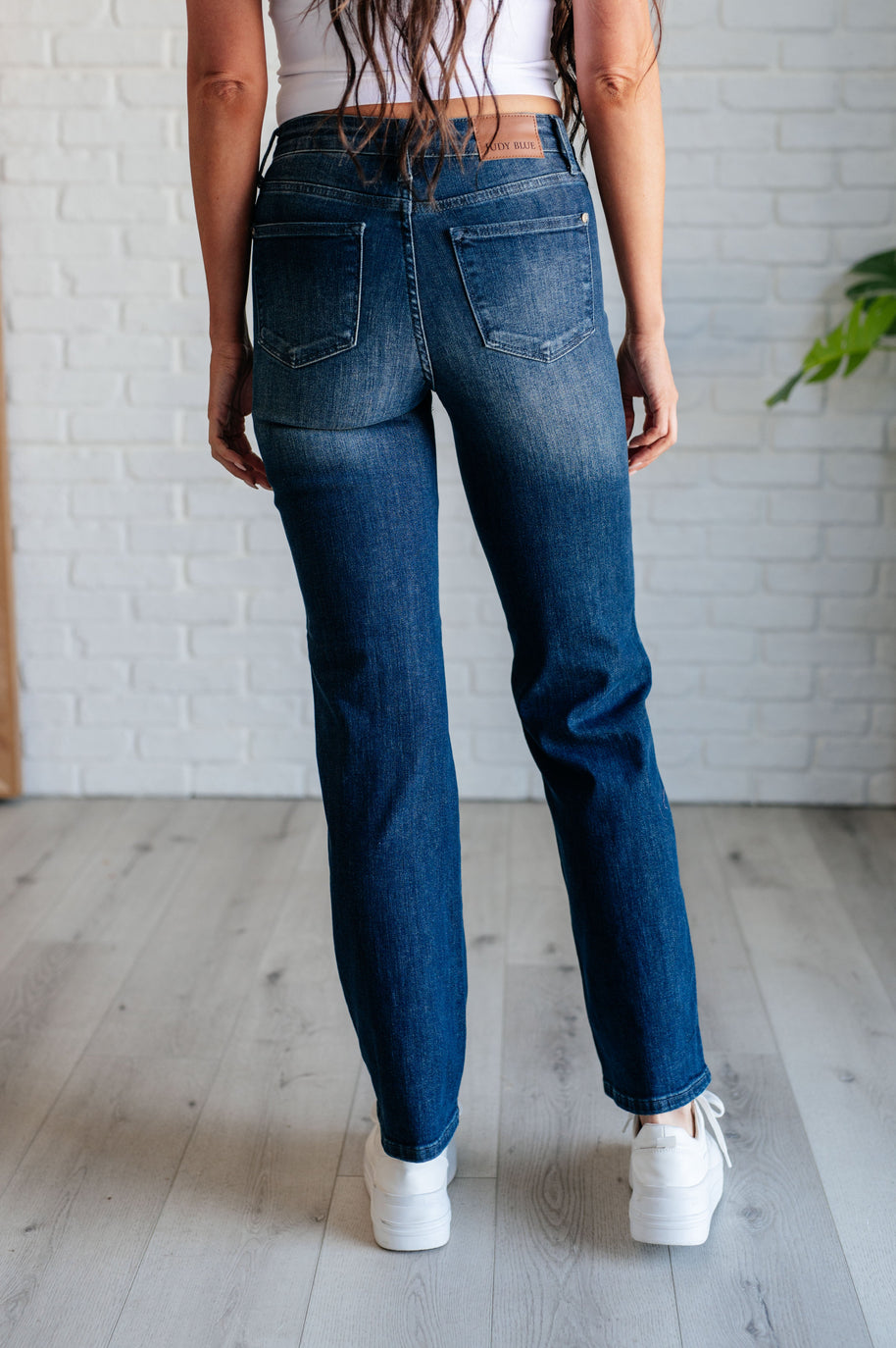 Judy Blue Muriel Mid Rise Control Top Classic Straight Jeans-Womens-Ave Shops-[option4]-[option5]-[option6]-[option7]-[option8]-Shop-Boutique-Clothing-for-Women-Online