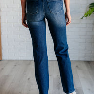 Judy Blue Muriel Mid Rise Control Top Classic Straight Jeans-Womens-Ave Shops-[option4]-[option5]-[option6]-[option7]-[option8]-Shop-Boutique-Clothing-for-Women-Online