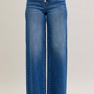 Karla High Waist Column Straight Button-Fly & Back Welt Pkts-Womens-Ave Shops-[option4]-[option5]-[option6]-[option7]-[option8]-Shop-Boutique-Clothing-for-Women-Online