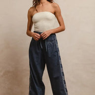 BiBi Washed Denim Mix And Match Long Pants-Jeans-Trendsi-[option4]-[option5]-[option6]-[option7]-[option8]-Shop-Boutique-Clothing-for-Women-Online
