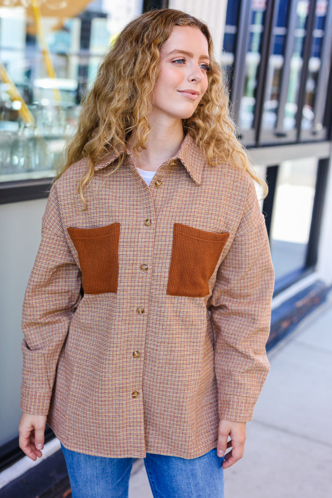 Start You Day Rust Flannel Plaid Oversized Shacket-Haptics-[option4]-[option5]-[option6]-[option7]-[option8]-Shop-Boutique-Clothing-for-Women-Online