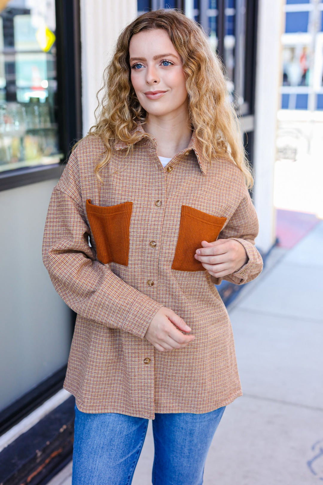 Start You Day Rust Flannel Plaid Oversized Shacket-Haptics-[option4]-[option5]-[option6]-[option7]-[option8]-Shop-Boutique-Clothing-for-Women-Online