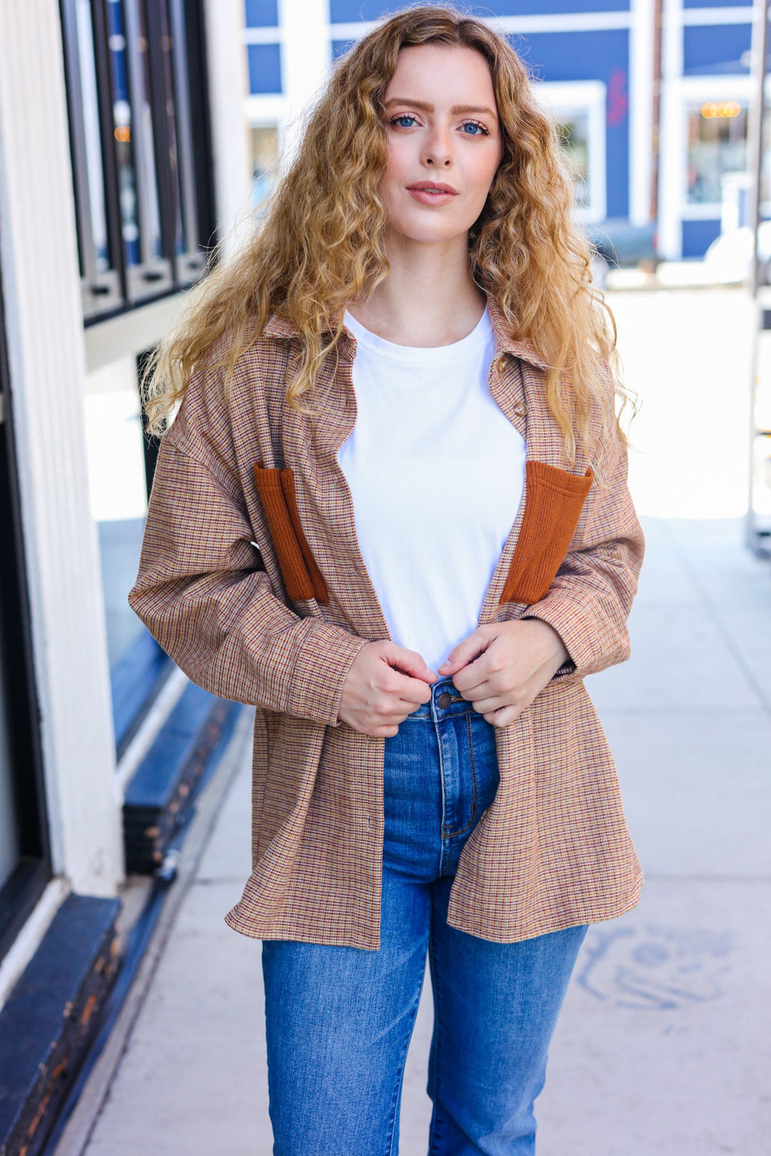 Start You Day Rust Flannel Plaid Oversized Shacket-Haptics-[option4]-[option5]-[option6]-[option7]-[option8]-Shop-Boutique-Clothing-for-Women-Online