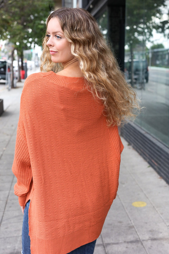 Autumn Vibes Pumpkin Asymmetrical Knit Sweater-Haptics-[option4]-[option5]-[option6]-[option7]-[option8]-Shop-Boutique-Clothing-for-Women-Online