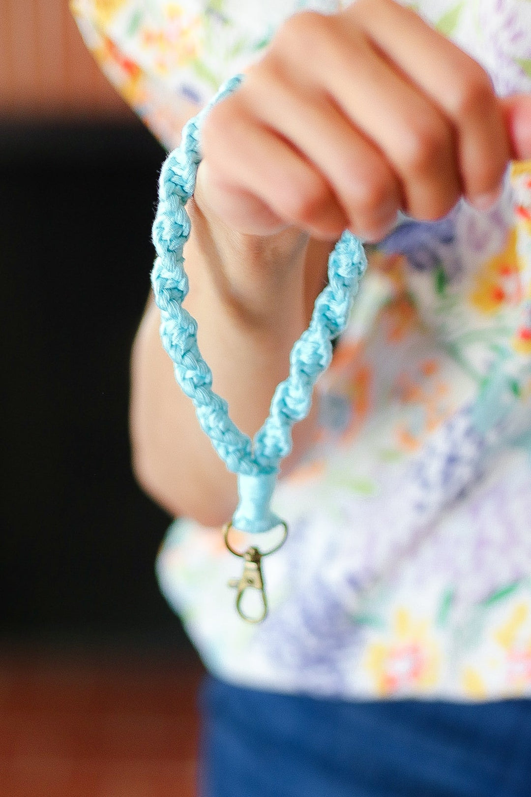 Blue Hand Woven Braid Wristlet Keychain-ICON-One Size Fits All-[option4]-[option5]-[option6]-[option7]-[option8]-Shop-Boutique-Clothing-for-Women-Online