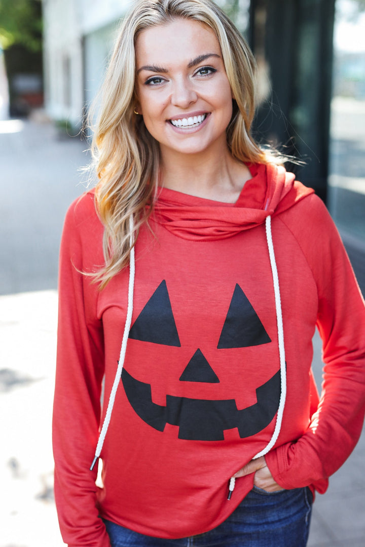 Orange Jack-O-Lantern French Terry Thumb Hole Double Hoodie-Vanilla Bay-[option4]-[option5]-[option6]-[option7]-[option8]-Shop-Boutique-Clothing-for-Women-Online