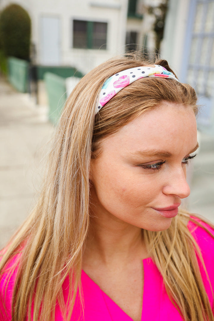 Multicolor Polka Dot & Heart Candy Twist Headband-accessor-Jane Claire-One Size Fits All-[option4]-[option5]-[option6]-[option7]-[option8]-Shop-Boutique-Clothing-for-Women-Online