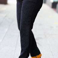 Zenana Going Your Way Black Corduroy High Rise Tapered Leg Pants-Zenana-[option4]-[option5]-[option6]-[option7]-[option8]-Shop-Boutique-Clothing-for-Women-Online