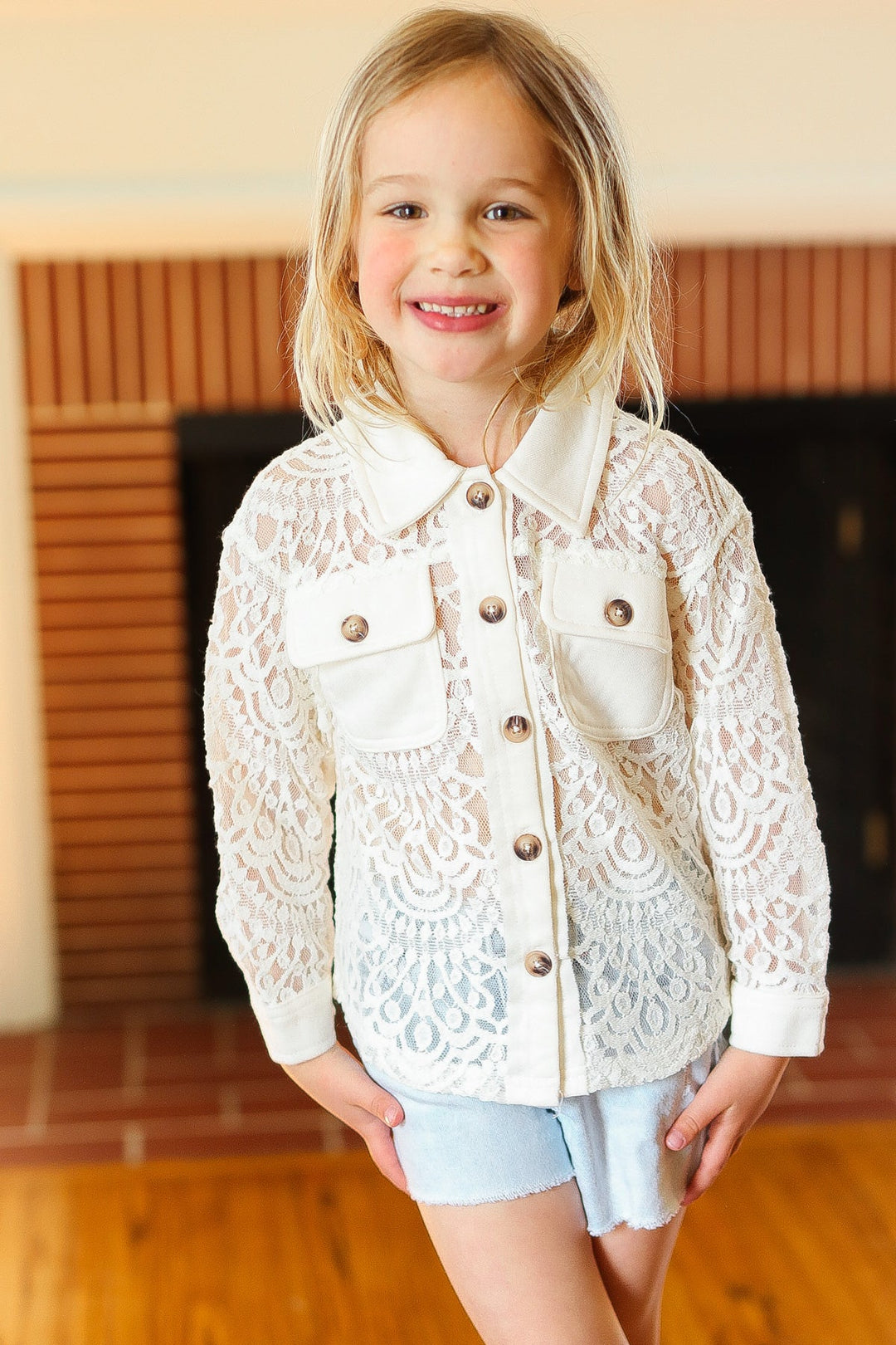Kids Giddy Up Cream Cotton Floral Lace Button Down Top-ODDI-[option4]-[option5]-[option6]-[option7]-[option8]-Shop-Boutique-Clothing-for-Women-Online