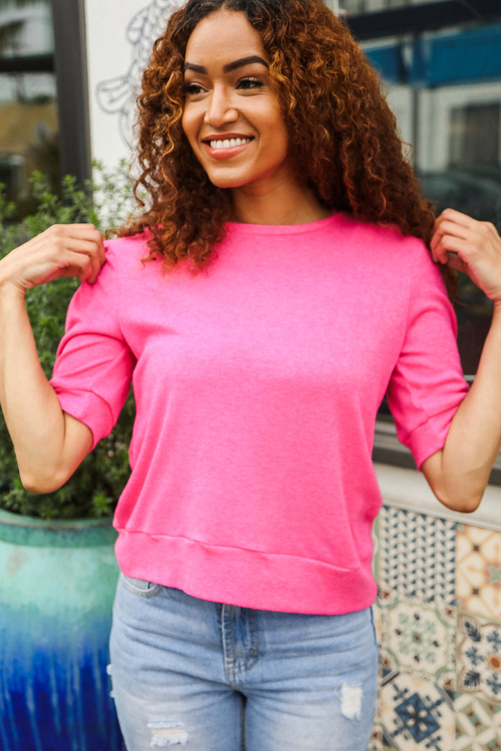 Pretty In Pink Mock Neck With Back Ribbon Bow Tie Sweater Top-Haptics-[option4]-[option5]-[option6]-[option7]-[option8]-Shop-Boutique-Clothing-for-Women-Online