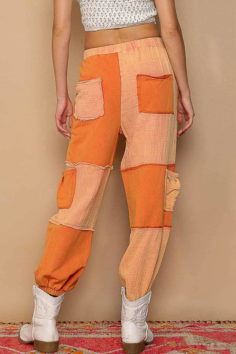 POL Drawstring Pocketed Contrast Jogger Pants-Sweatpants & Joggers-Trendsi-[option4]-[option5]-[option6]-[option7]-[option8]-Shop-Boutique-Clothing-for-Women-Online