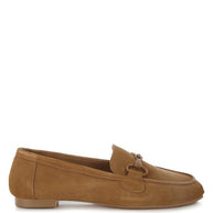 Awen Monochromatic Horsebit Real Suede Loafers-Rag Company-[option4]-[option5]-[option6]-[option7]-[option8]-Shop-Boutique-Clothing-for-Women-Online