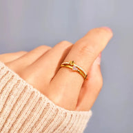 18K Gold-Plated 925 Sterling Silver Double-Layered Ring-RINGS-Trendsi-[option4]-[option5]-[option6]-[option7]-[option8]-Shop-Boutique-Clothing-for-Women-Online