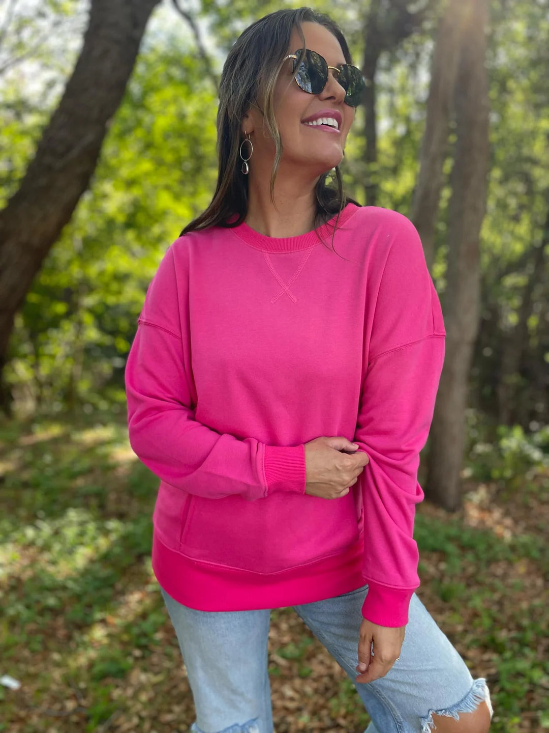 Magnolia Pocket Sweatshirt- 3 Colors-Trendsi-[option4]-[option5]-[option6]-[option7]-[option8]-Shop-Boutique-Clothing-for-Women-Online