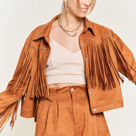Suede studded fringe jacket-Jade By Jane-[option4]-[option5]-[option6]-[option7]-[option8]-Shop-Boutique-Clothing-for-Women-Online