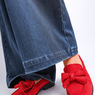 Havisham Bow Accent Heeled Loafers-Rag Company-[option4]-[option5]-[option6]-[option7]-[option8]-Shop-Boutique-Clothing-for-Women-Online