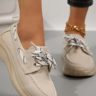 Lace Up Round Toe Sneakers-Sneakers-Trendsi-[option4]-[option5]-[option6]-[option7]-[option8]-Shop-Boutique-Clothing-for-Women-Online