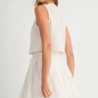 MABLE Eyelet Lace Top and Mini Skirt Set-Sets-Trendsi-[option4]-[option5]-[option6]-[option7]-[option8]-Shop-Boutique-Clothing-for-Women-Online