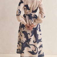 Printed Button Down Belted Shirt Dress-Dresses-Trendsi-[option4]-[option5]-[option6]-[option7]-[option8]-Shop-Boutique-Clothing-for-Women-Online