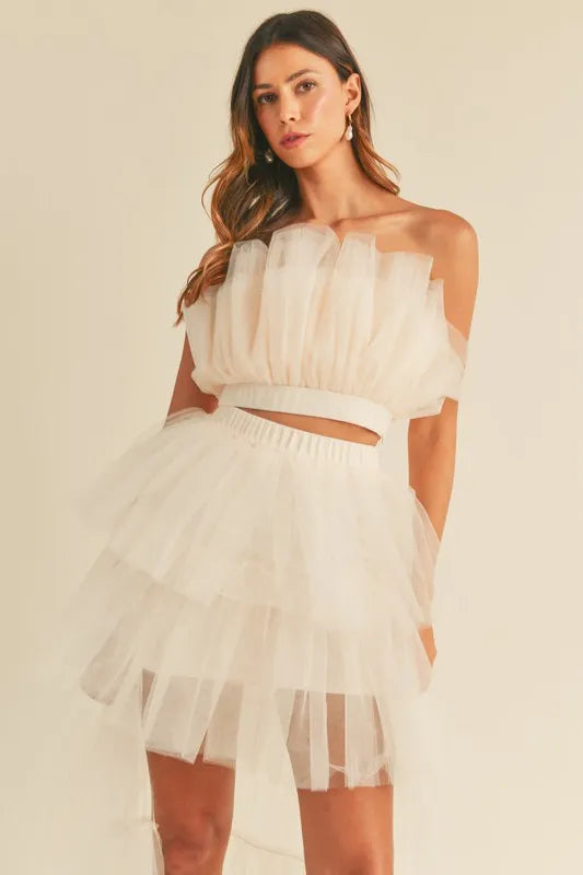 MABLE Tulle Tube Ruffle Crop Top and High Low Maxi Skirt Set-Sets-Trendsi-Cream-S-[option4]-[option5]-[option6]-[option7]-[option8]-Shop-Boutique-Clothing-for-Women-Online
