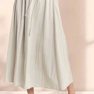 ADORA Drawstring Waist Crinkle Maxi Skirt-Skirts-Trendsi-[option4]-[option5]-[option6]-[option7]-[option8]-Shop-Boutique-Clothing-for-Women-Online