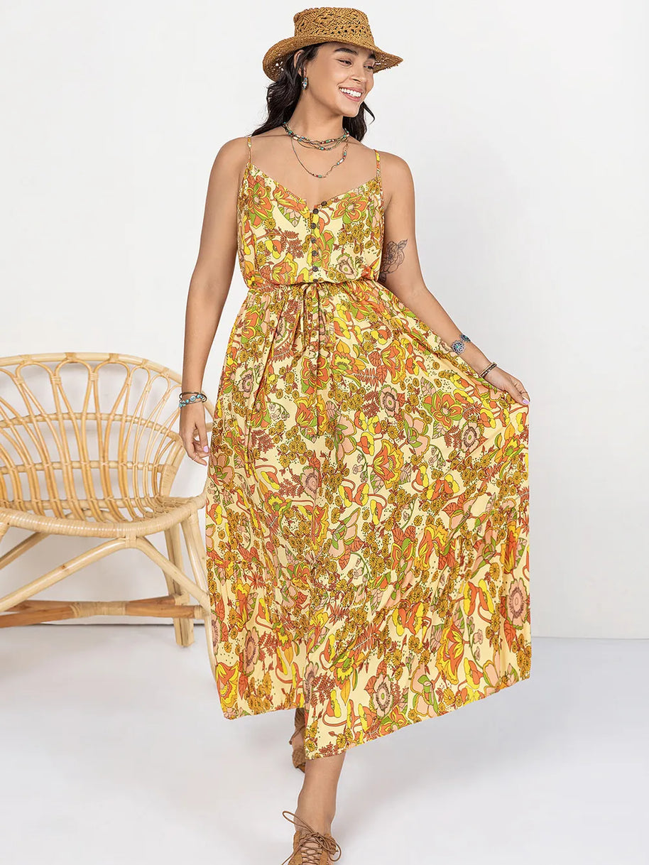 Plus Size Printed V-Neck Maxi Cami Dress-Dresses-Trendsi-[option4]-[option5]-[option6]-[option7]-[option8]-Shop-Boutique-Clothing-for-Women-Online