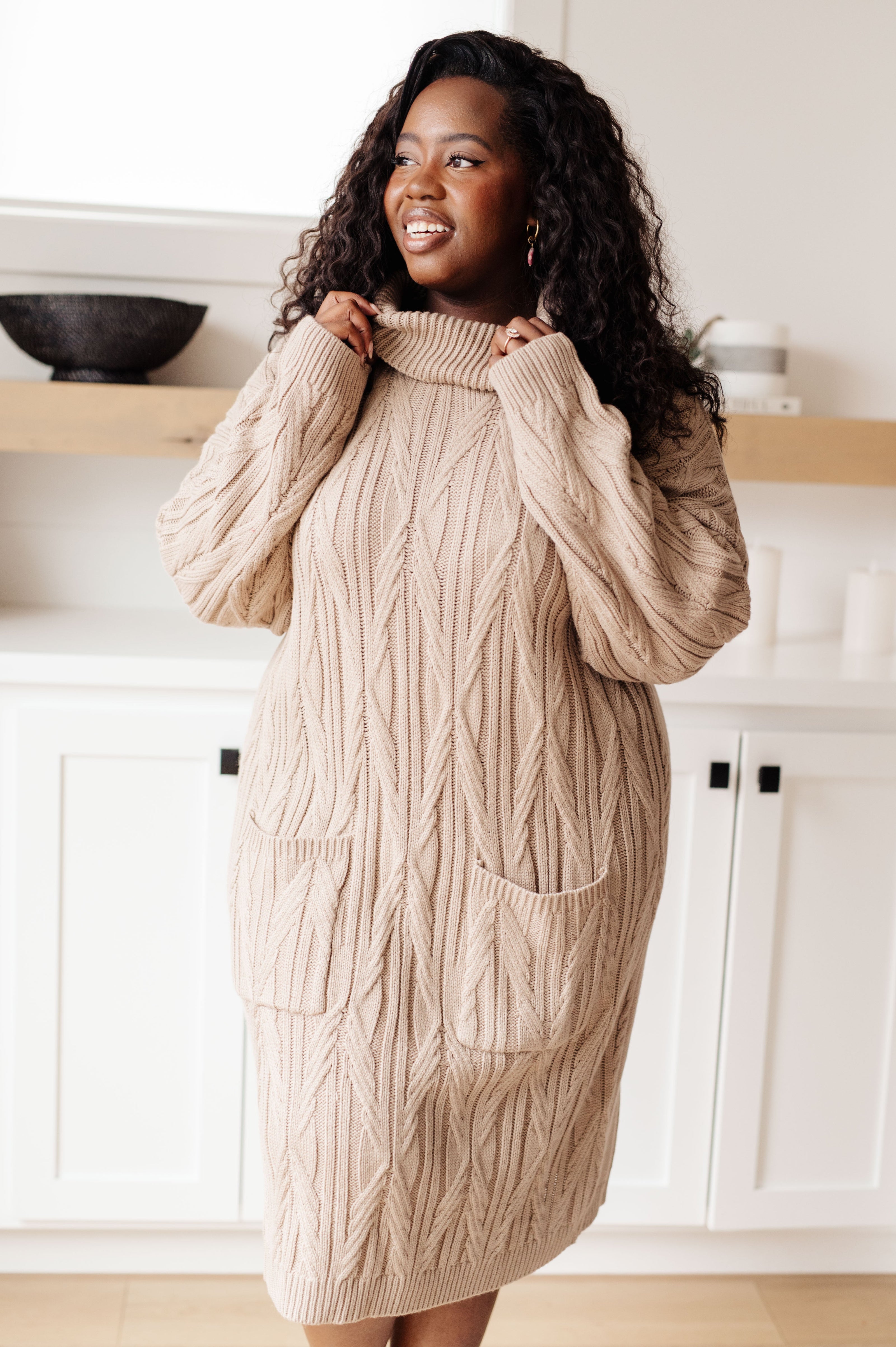 Bundled Beauty Turtleneck Sweater Dress-Dresses-Ave Shops-[option4]-[option5]-[option6]-[option7]-[option8]-Shop-Boutique-Clothing-for-Women-Online
