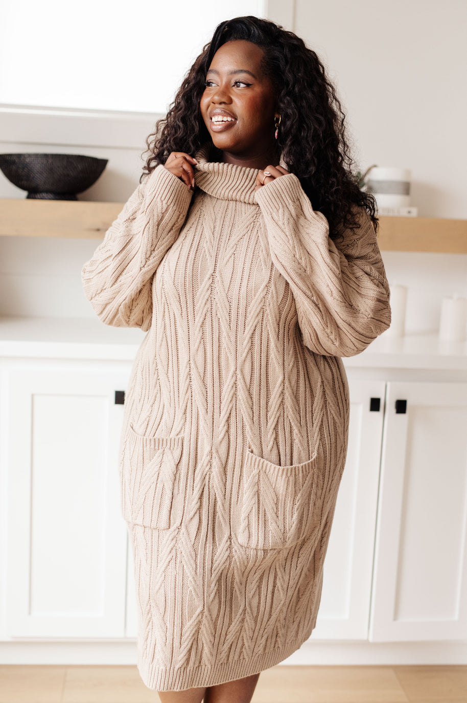 Bundled Beauty Turtleneck Sweater Dress-Dresses-Ave Shops-[option4]-[option5]-[option6]-[option7]-[option8]-Shop-Boutique-Clothing-for-Women-Online