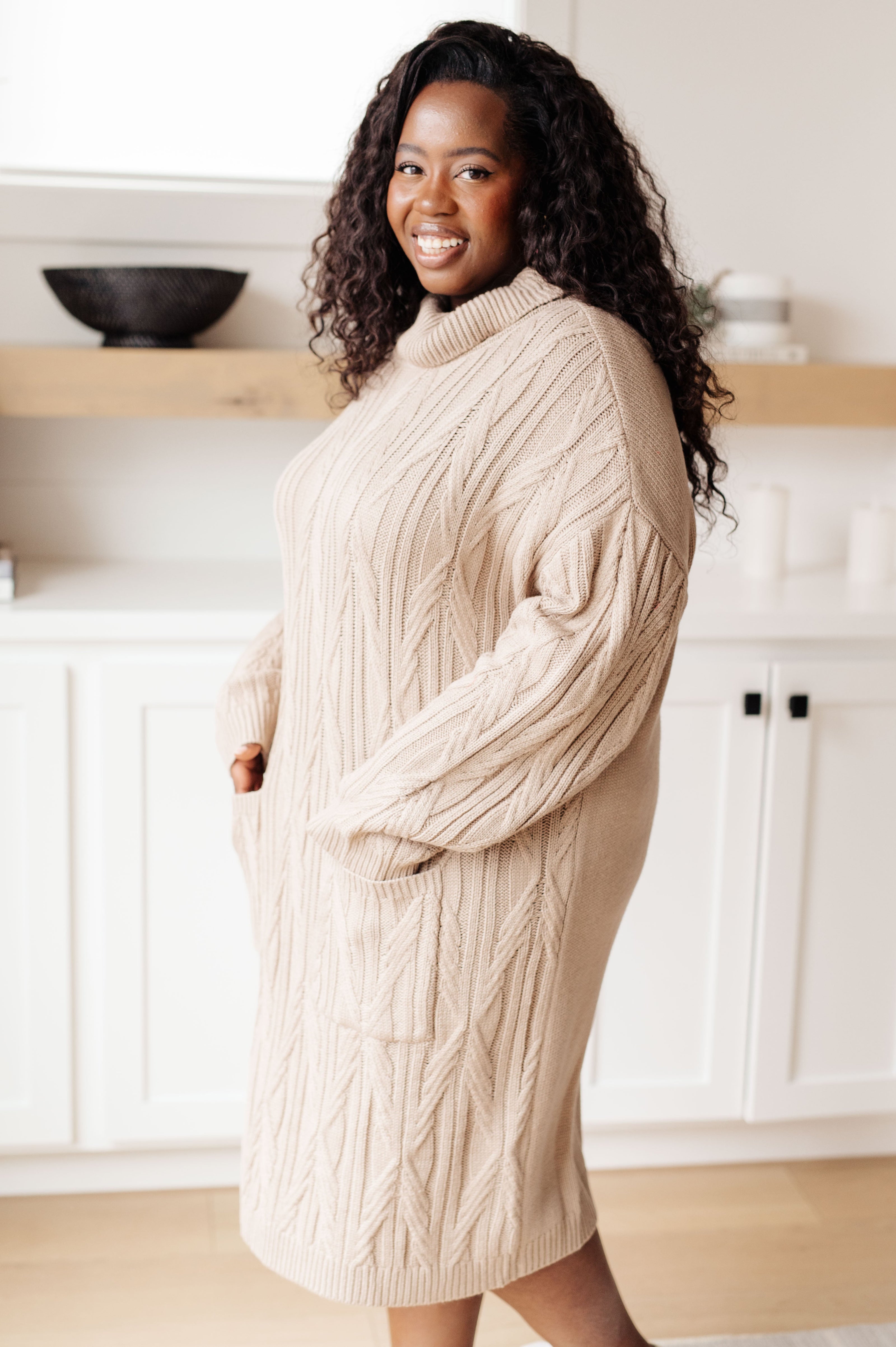 Bundled Beauty Turtleneck Sweater Dress-Dresses-Ave Shops-[option4]-[option5]-[option6]-[option7]-[option8]-Shop-Boutique-Clothing-for-Women-Online