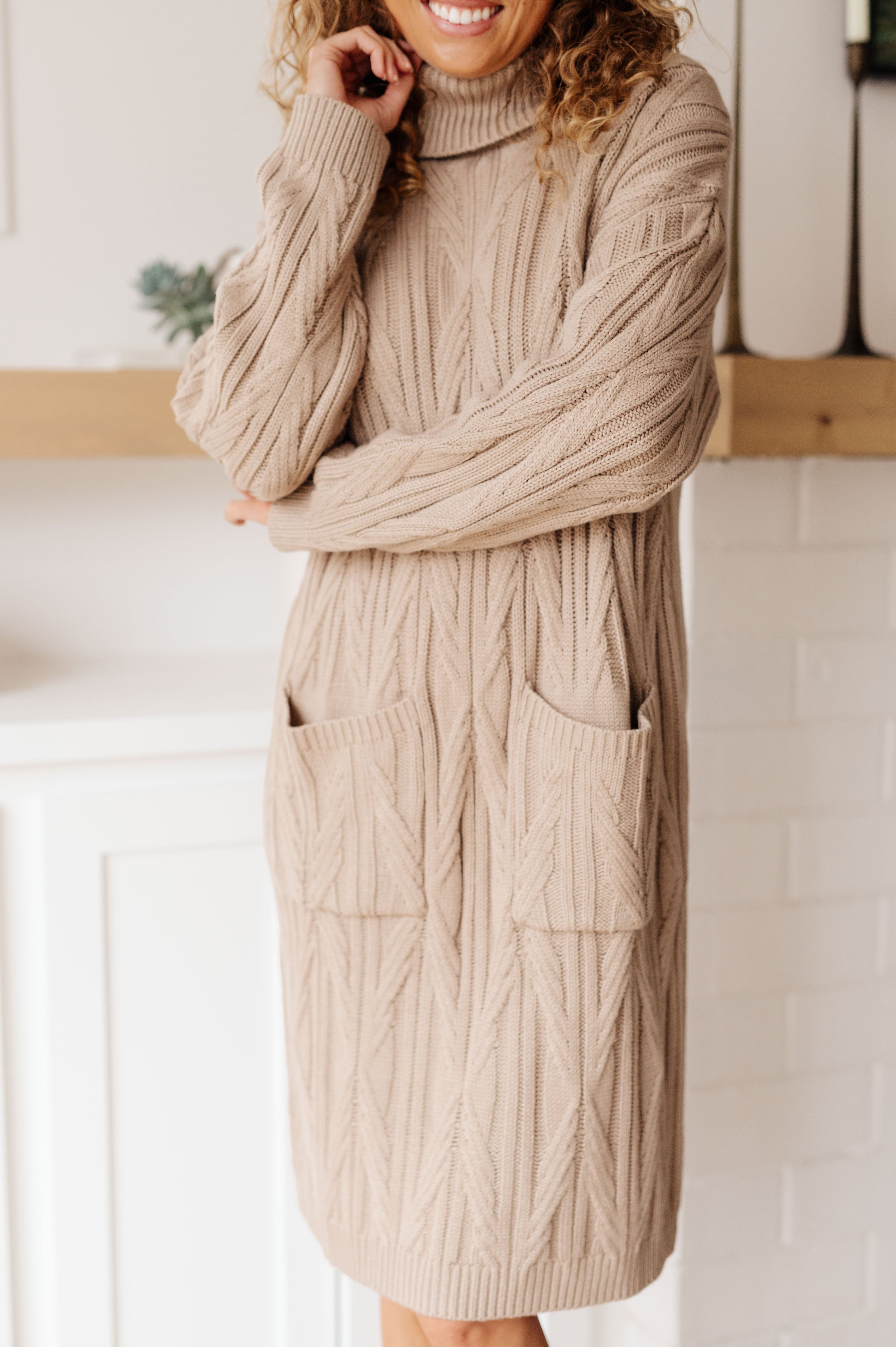 Bundled Beauty Turtleneck Sweater Dress-Dresses-Ave Shops-[option4]-[option5]-[option6]-[option7]-[option8]-Shop-Boutique-Clothing-for-Women-Online