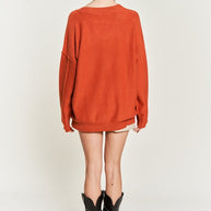 V-NECK OVERSIZED SWEATER PLUS SIZE-Jade By Jane-[option4]-[option5]-[option6]-[option7]-[option8]-Shop-Boutique-Clothing-for-Women-Online